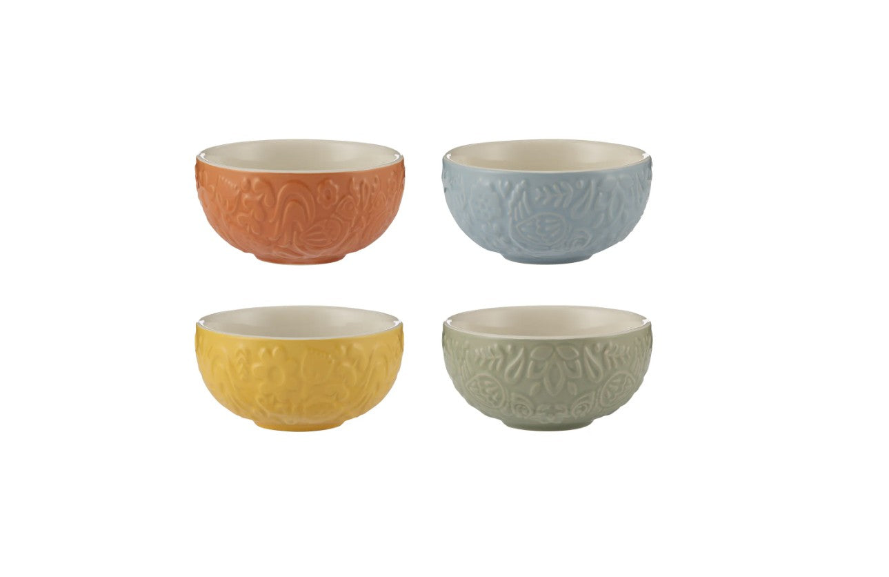 Mason Cash Home To Roost Multi Coloured Set of 4 Mini Bowls