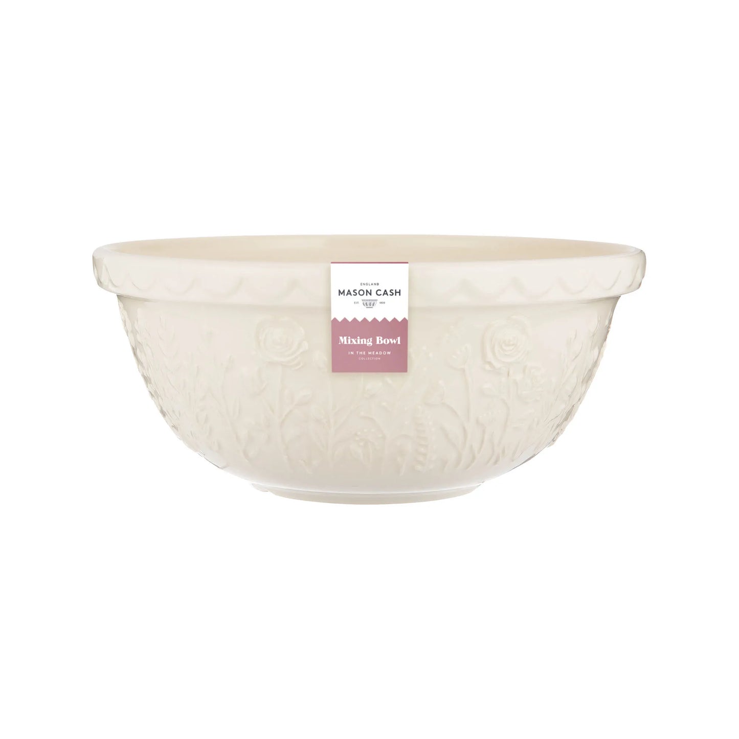 Mason Cash In The Meadow S12 Cream Rose Mixing Bowl 29cm