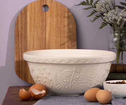 Mason Cash In The Meadow S12 Cream Rose Mixing Bowl 29cm