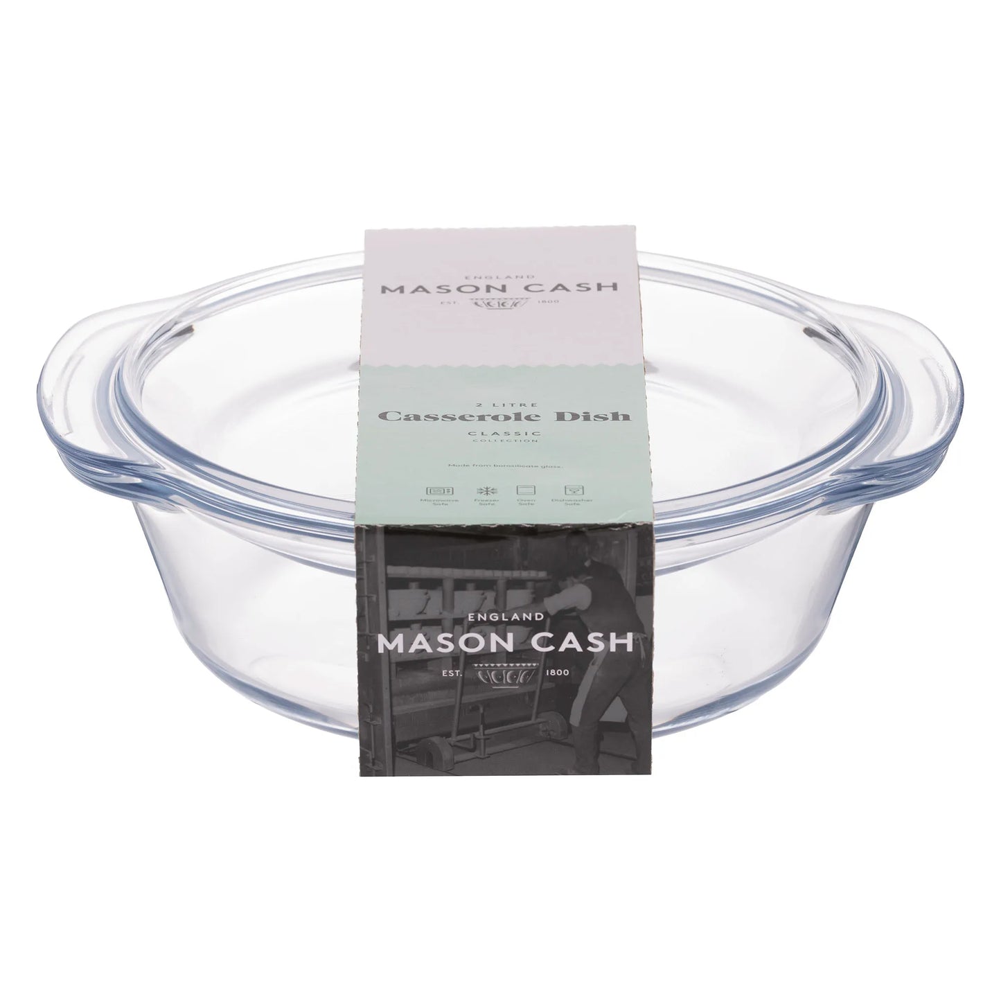 Mason Cash 2Ltr Classic Collection Round Casserole Dish