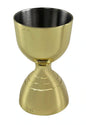 Gold Plated Bell Jigger 25/50ml Each