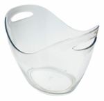 Clear 8ltr Plastic wine/ champagne cooler Each