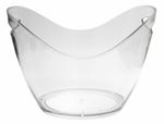 Clear 8ltr Plastic wine/ champagne cooler Each