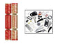 Celebrate Gold & Red 12" Christmas Crackers - Per 50