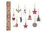 Swantex Christmas Crackers 50x12" - Red & Green Starburst E2-FSC