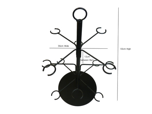 Cocktail Glass Tree Display Perfect for Serving Cocktails or Champagne 12 Glass