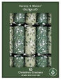 14" Green Mistletoe Christmas Crackers - Pack of 10