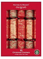 14" Red & Gold Merry Christmas Crackers - Pack of 10