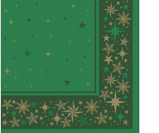 40cm 3Ply Green Merry & Bright Serviettes Per 100