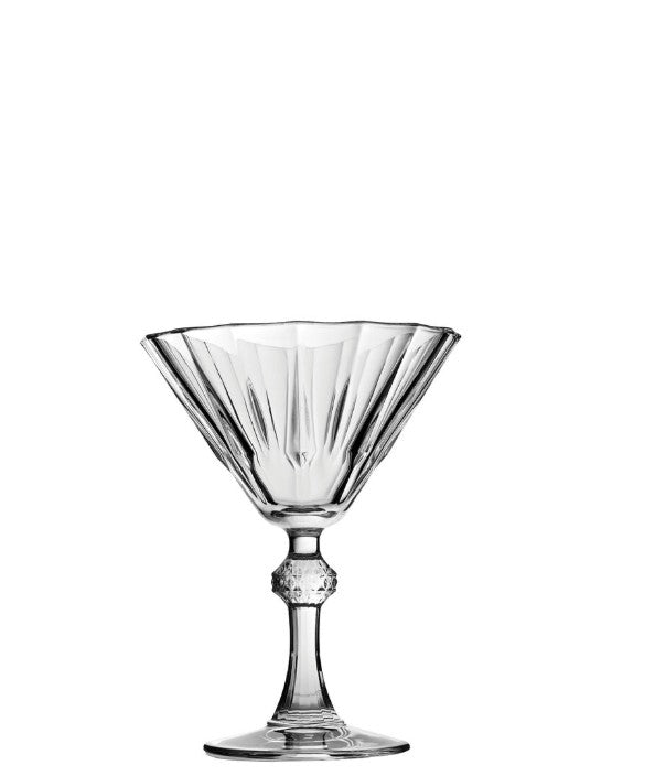 8oz Diamond Martini Glasses 24cl Per 12