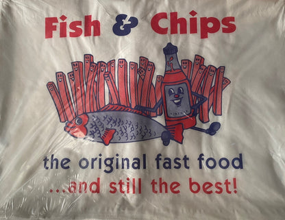 Paper Fish & Chip Bags 14x11" Per 500