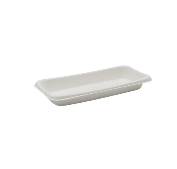 No 1 Rectangular Bagasse Chip Tray Per 125