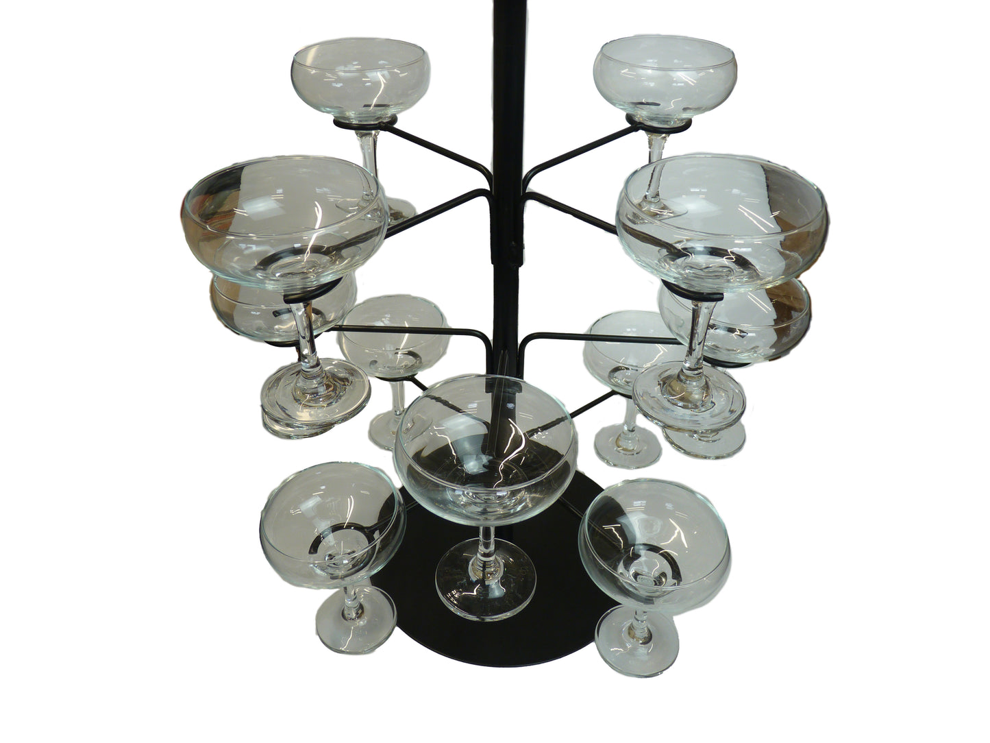 Cocktail Glass Tree Display Perfect for Serving Cocktails or Champagne 12 Glass