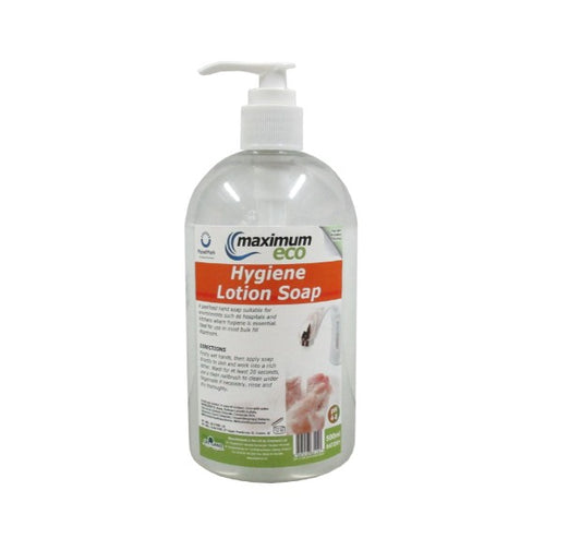 Maximum Eco Hygiene Lotion Soap Per 6 x 500ml