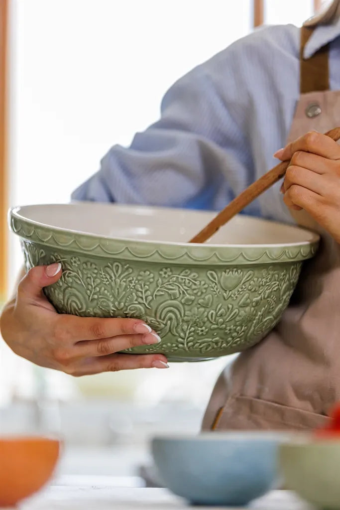 Mason Cash Home To Roost S12 Green Mixing Bowl 29cm