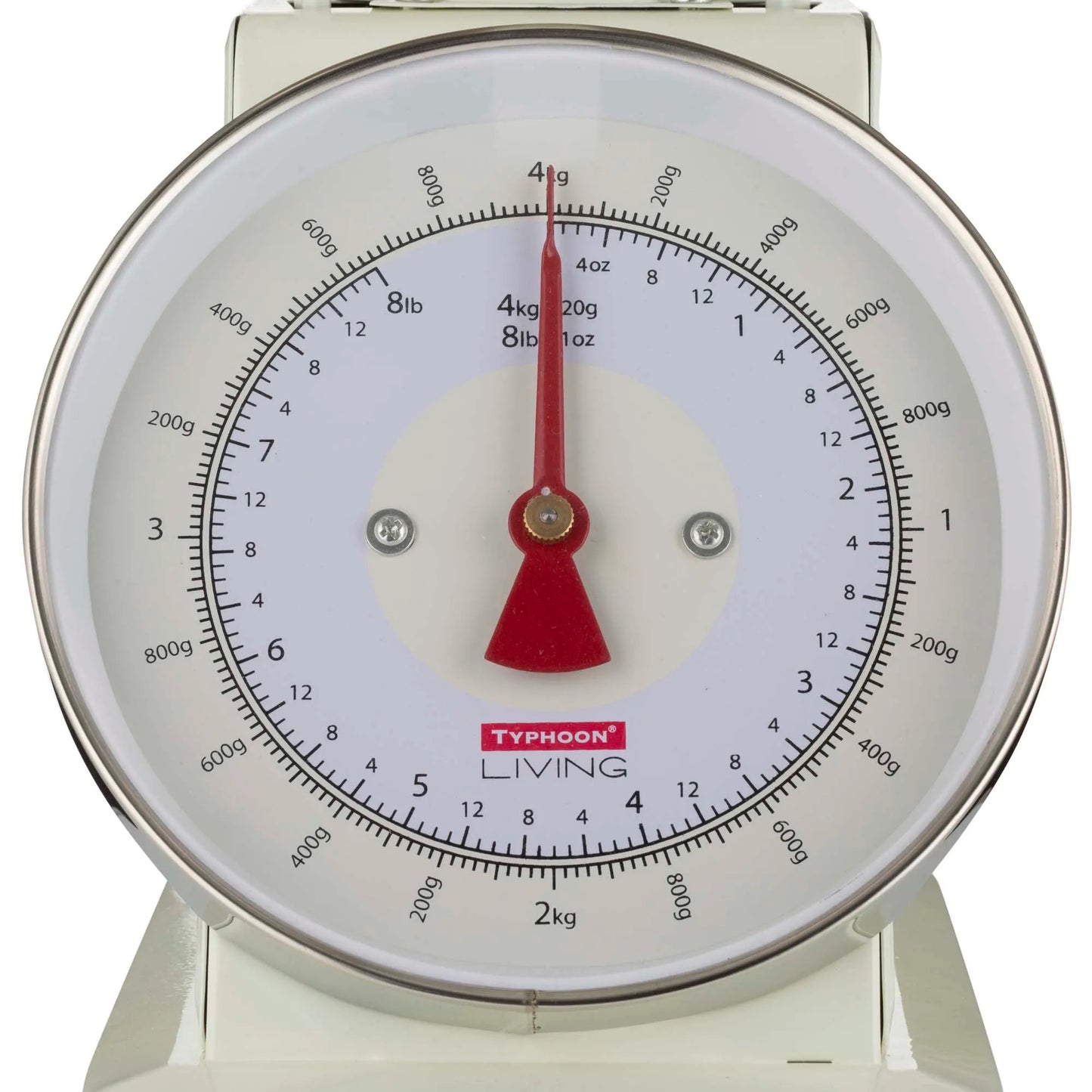 Typhoon Living Scales - Cream with Stainless Steel Bowl