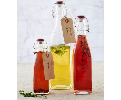 Kilner Clip Top Square Bottle 0.25L