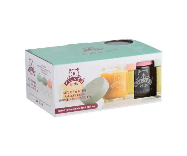 Kilner Set Of 6 Kids Jars 190ml
