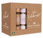 9" Gold Star Christmas Crackers - Pack of 24
