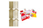 11'' Eco Gold Star Burst Christmas Catering Crackers Per 50