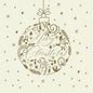 40cm 3ply Tis the Season Christmas Serviettes Per 100