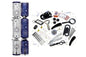 12" Blue Starburst Christmas Catering Crackers - Per 50