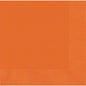 40cm 2ply Orange Serviettes  Per 125