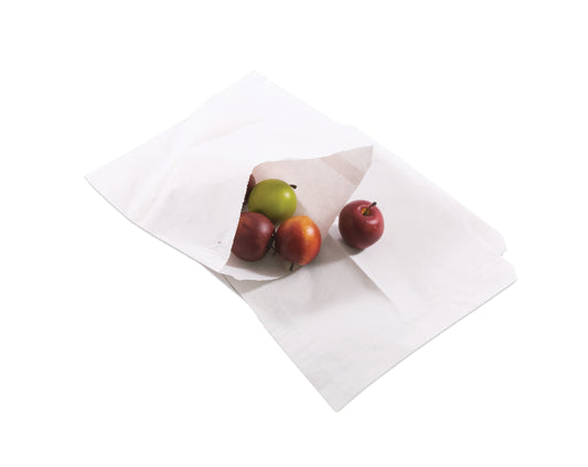 10x10" White Sulphite Paper Bags Per 1000