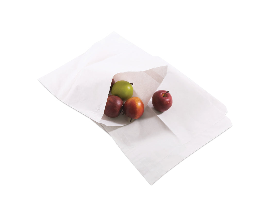 10x10 White Sulphite Paper Bags – Thompson Cooper LTD