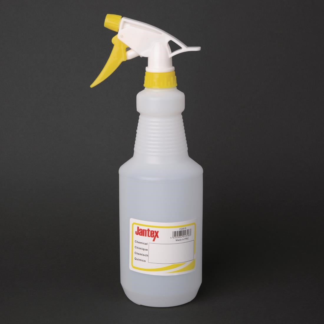 Jantex Colour Coded Spray Bottles Yellow 750ml