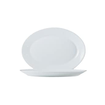 11.5" White Restaurant Platter