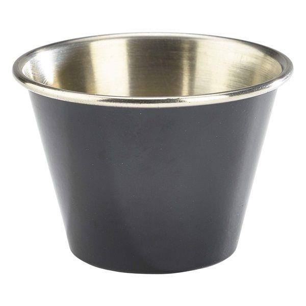 6oz Stainless Steel Ramekin Black