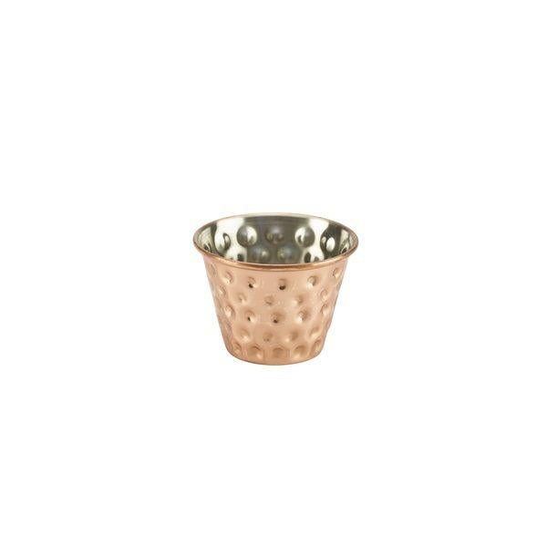 2.5oz Copper Plated Hammered Ramekin