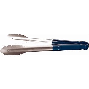 BLUE 12" Serving Tongs Each