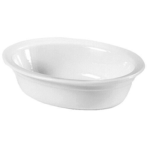 17.5cm White  Lipped Pie Dish