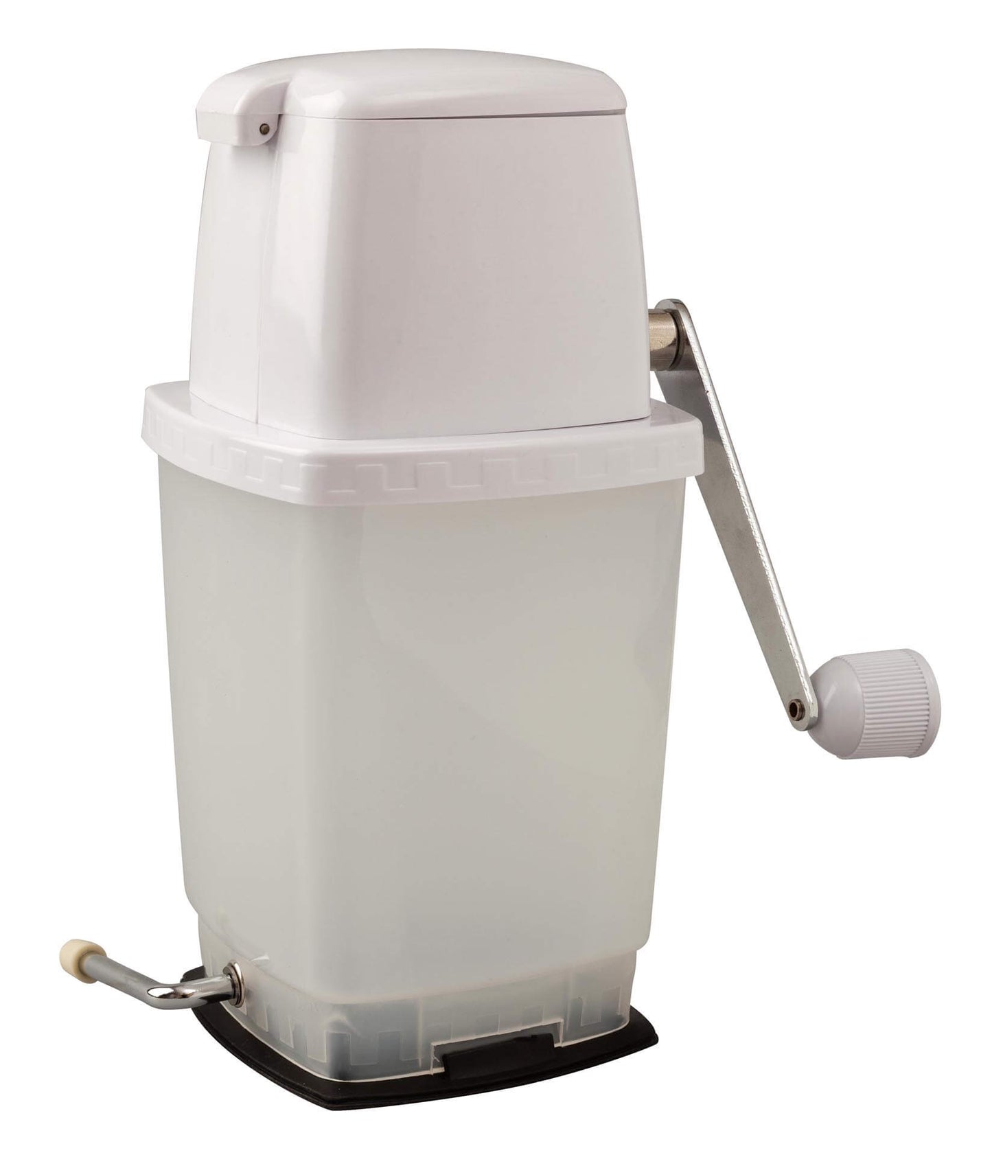 Ice Crusher with Stainless Steel Blades and a Vacuum Suction