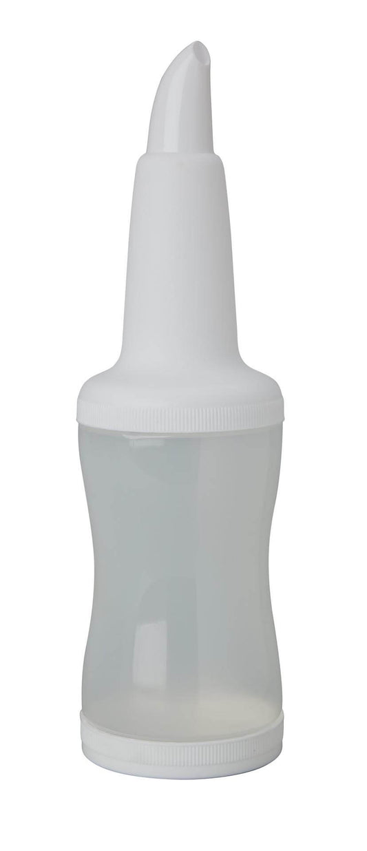 Freepour Bottle With White Spout and Lid