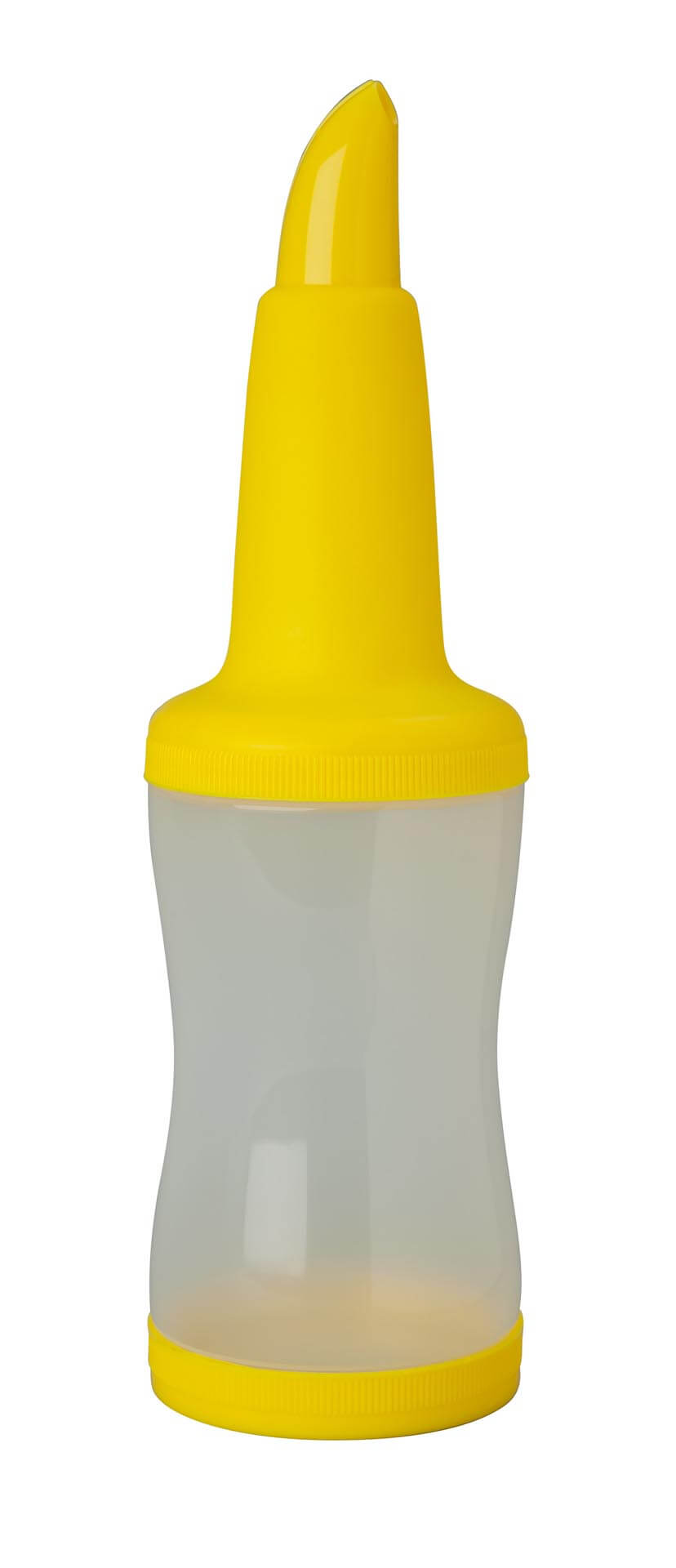 Freepour Bottle With Yellow Spout and Lid