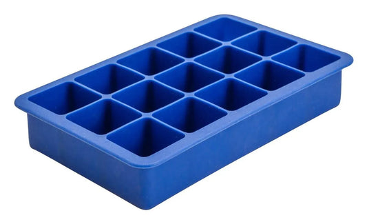 15 Section blue silicone ice mould