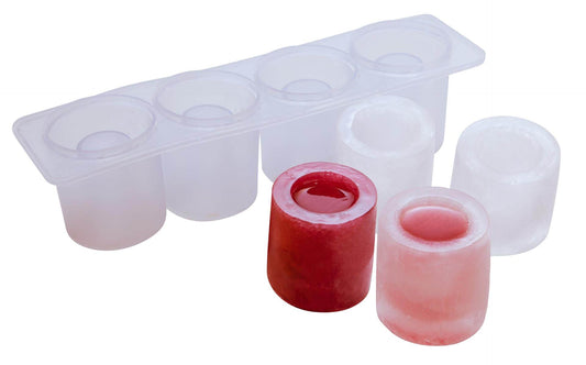 Silicone ice shot glass mould