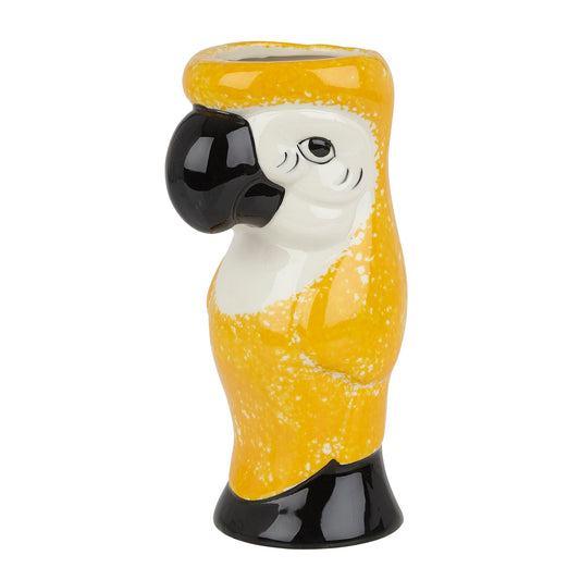 Ceramic Yellow Parrot Tiki Mug 750ml Tiki Bar Cocktail