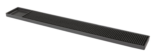Black Rubber Bar Mat 24x3"