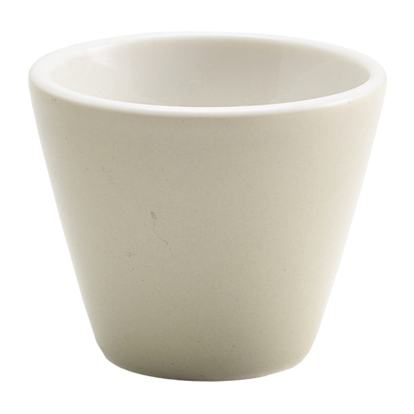 Royal Genware conical bowl 6cm matt pebble x 12