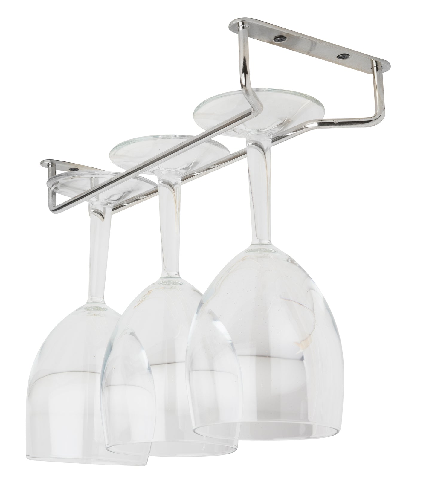 10" Chrome Glass Hanger
