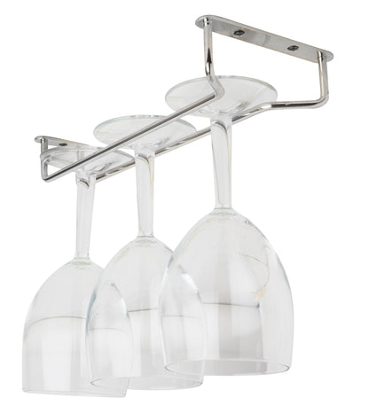 10" Chrome Glass Hanger