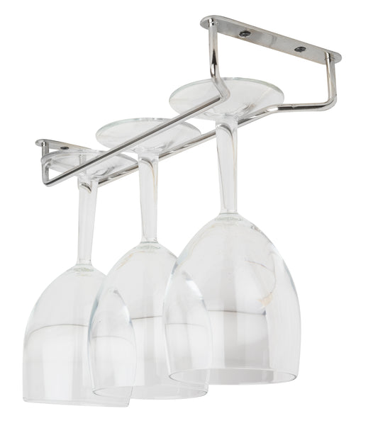 10" Chrome Glass Hanger