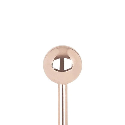 Beaumont Copper Plated Ball Cocktail Garnish Picks (Pack of 10)
