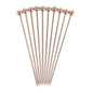 Beaumont Copper Plated Ball Cocktail Garnish Picks (Pack of 10)