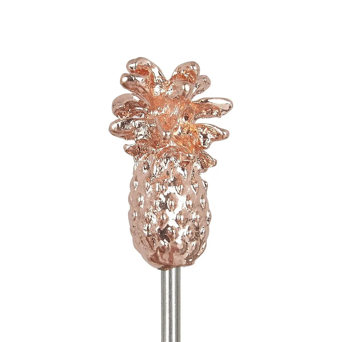 Beaumont Copper Plated Tiki Pineapple Cocktail Garnish Picks (Pack of 10)