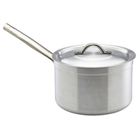 Genware 707-20 Sauce Pan and Lid, 20 cm, 4 L